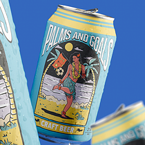 Beer Palms and Goals, project design. Br, ing, Identit, Color Theor, Design, Design Management, Digital Design, Editorial Design, Graphic Design, Logo Design, T, pograph, T, pograph, and Design project by Fabricio Gomes Pereira - 01.31.2025